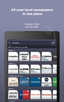 Italian Newspapers android App screenshot 2