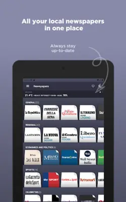 Italian Newspapers android App screenshot 5