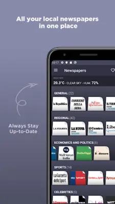 Italian Newspapers android App screenshot 8